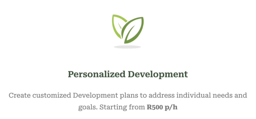 personalized development